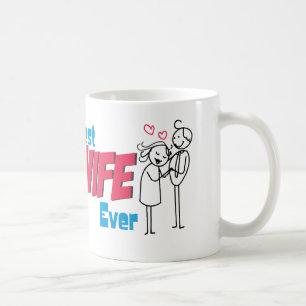 Mug Idée de cadeau : La meilleure épouse (tasse)
