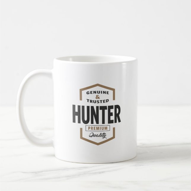 Mug Idées Cadeaux Logo Chasseur. (Gauche)