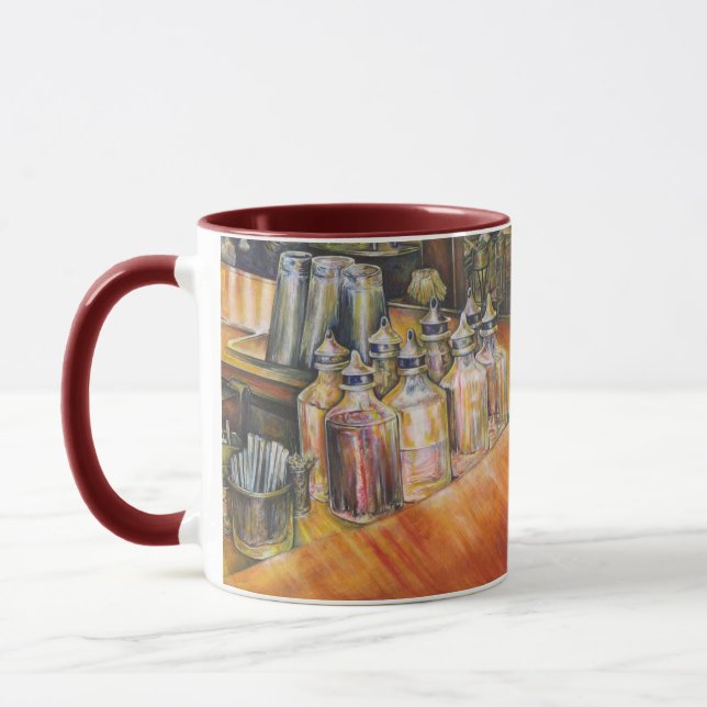 Mug Idéographie de la lumière dorée (Gauche)