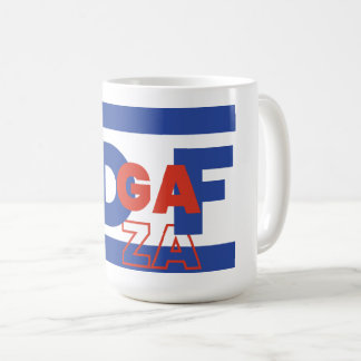Mug IDF et IDGAF concept Israël Palestine conflit