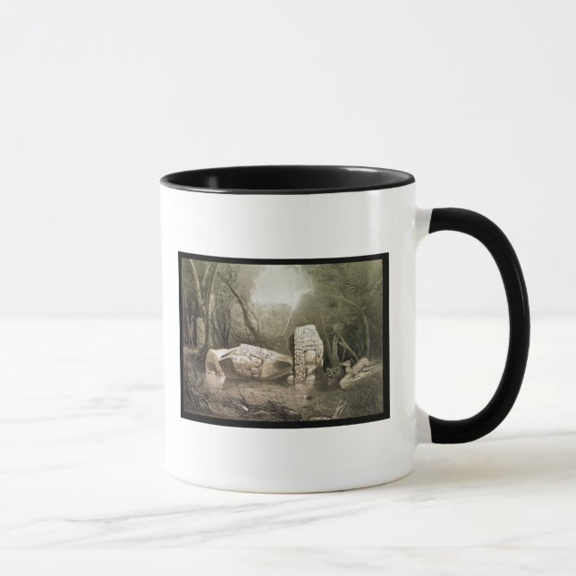 Mug Idole maya cassé chez Copan, Guatemala (Droite)