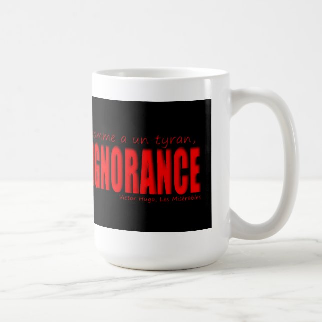 Mug: Ignorance Coffee Mug (Right)