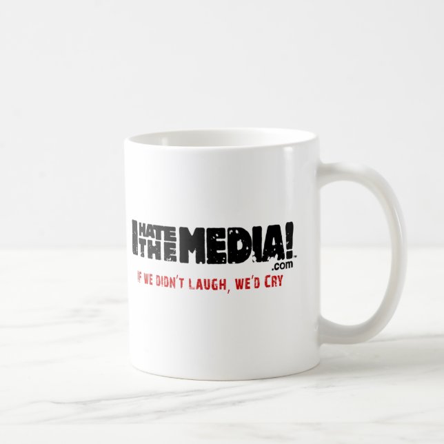 Mug IHateTheMedia.com - si nous ne riions pas, nous (Droite)