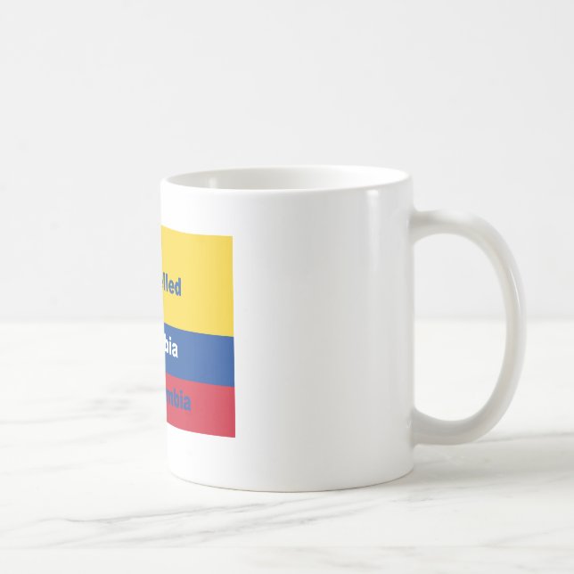 Mug Il a orthographié la Colombie pas Colombie (Droite)