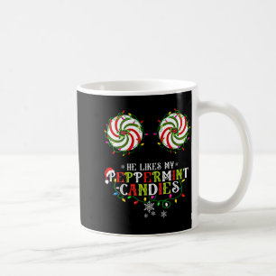 Mug Il aime mes bonbons à la menthe poivrée J'aime son