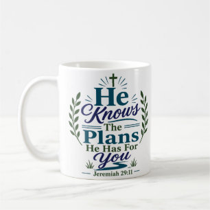 Mug Il Connaît les Projets qu'Il a pour Vous Foi Chrét