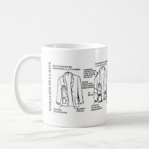 Mug Il effiloche d'évolution de il elle ait fouettée