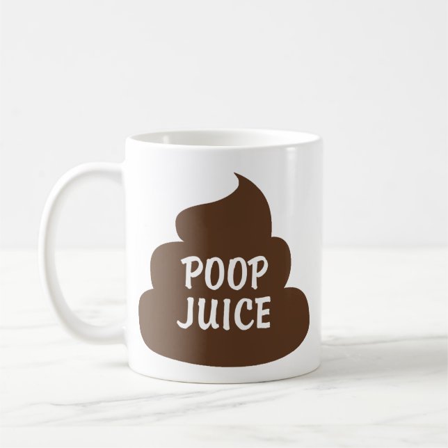 Mug Il effiloche Poop Juice (Gauche)