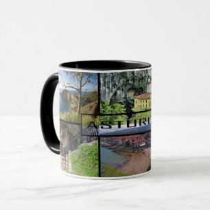 Mug il effiloche Principauté d'Asturies - l'Espagne