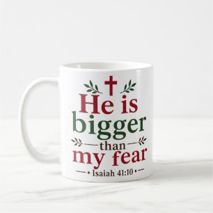 Mug Il Est Plus Grand Que Ma Peur Encouragement Bibliq