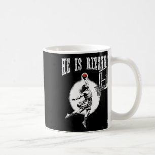 Mug Il Est Ressuscité Drôle Pâques Jésus Jouant Bysket