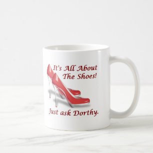 Mug Il est tout au sujet des chaussures