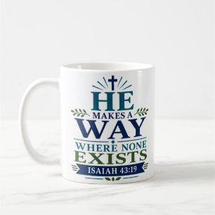 Mug Il fait un chemin où il n'en existe aucun Typograp
