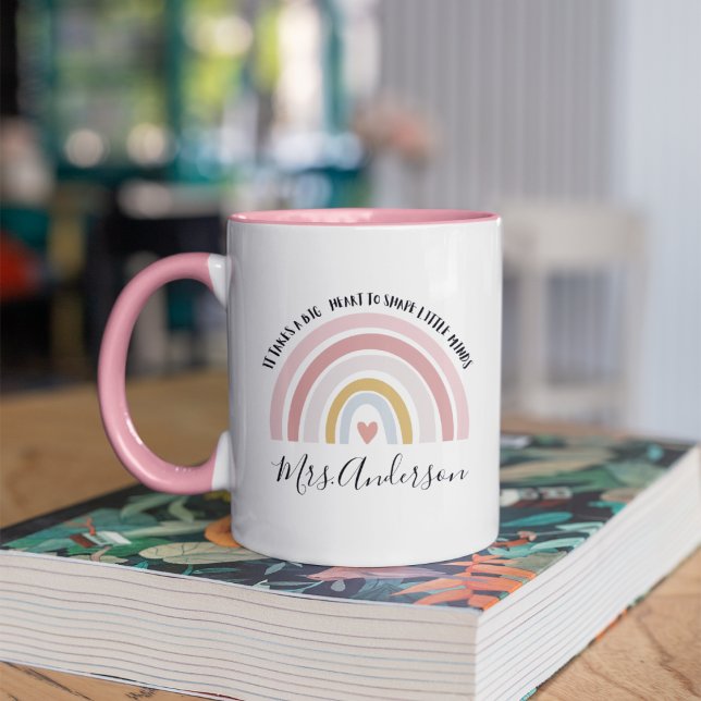 Mug Il Faut Un Grand Coeur Pour Former Les Petits Espr (Créateur téléchargé)