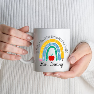 Mug Il faut un grand coeur pour former un enseignant d