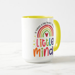 Mug Il faut un grand coeur pour former un petit profes