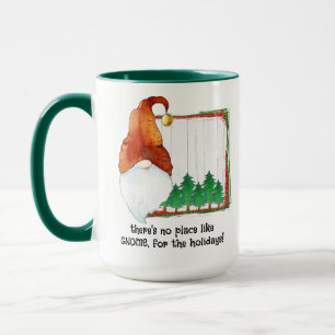 Mug Il n’y a pas de place comme GNOME, pour les vacanc