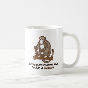 Mug Il n'y a aucune manière fausse de manger un rhésus