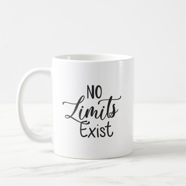 Mug Il N'Y A Pas De Limites - Gymnase, Hustle, Motivat (Gauche)