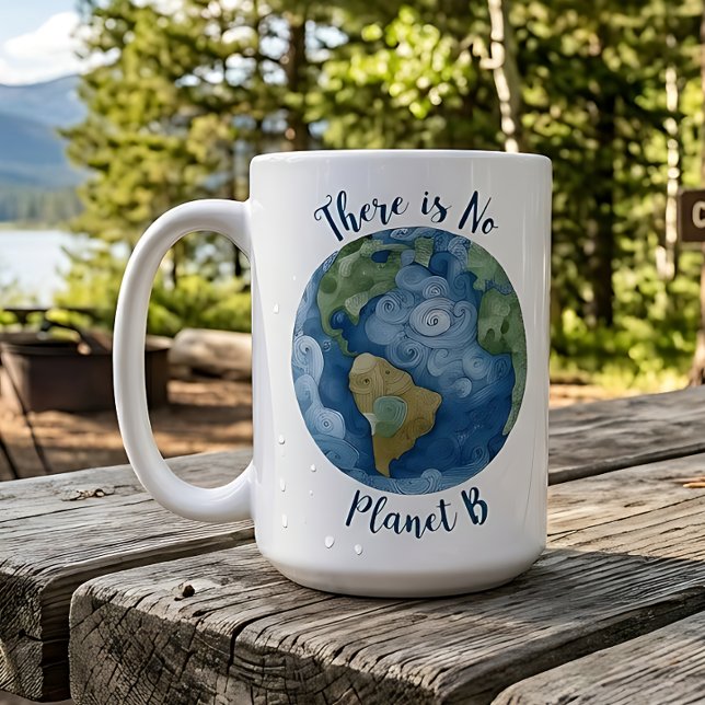 Mug Il n'y a pas de planète B (Créateur téléchargé)