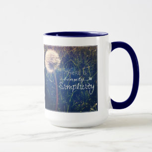 Mug Il y a beauté dans la simplicité