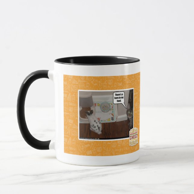 Mug Il y a des lièvres en ma nourriture (Gauche)