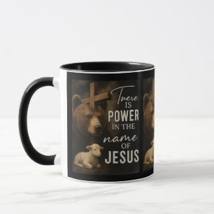Mug Il y a le pouvoir au nom de Jésus