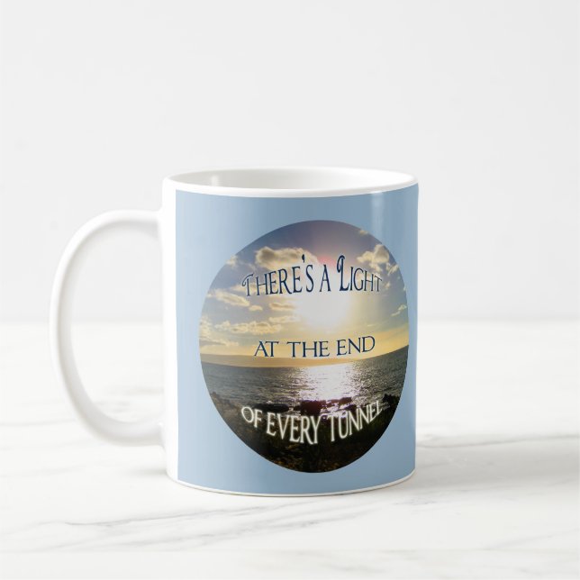 Mug Il y a une lumière au bout du tunnel (Gauche)