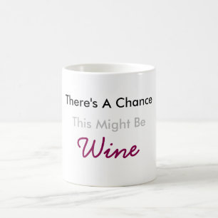 Mug Il y a une occasion que ceci pourrait être vin