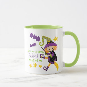 Mug Il y a une petite sorcière Halloween