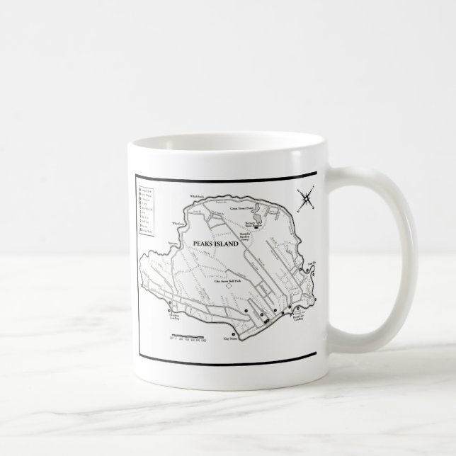 Mug Île de crêtes (Droite)