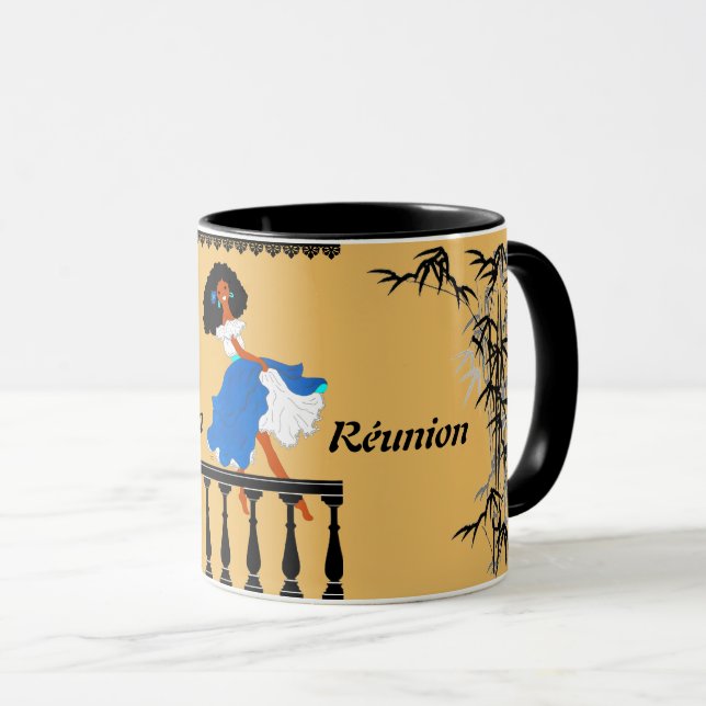 Mug Île de La Réunion, France des Tropiques (Devant droit)