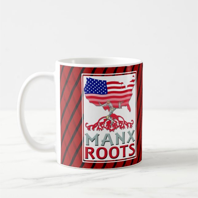 Mug Île de Man Manx Américain (Gauche)