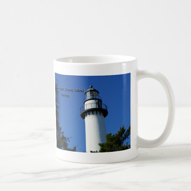Mug Île de Simons de saint (Droite)