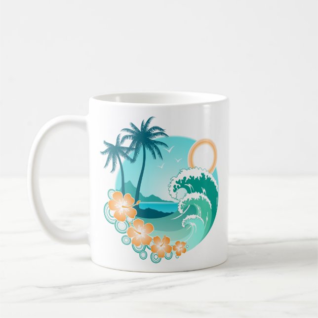 Mug Île hawaïenne 1 (Gauche)