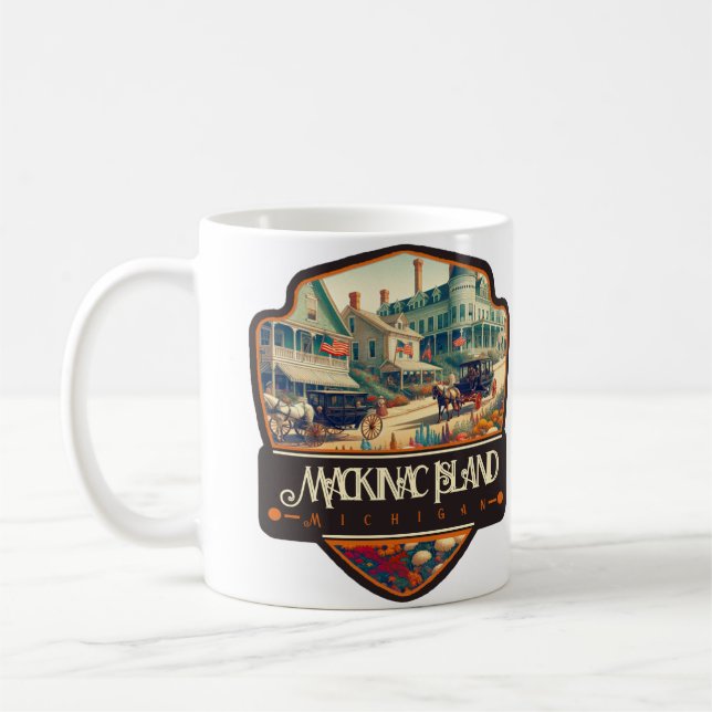 Mug Île Mackinac, Michigan | VINTAGE (Gauche)