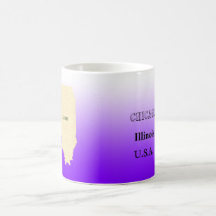 Mug - Illinois State Mug with City