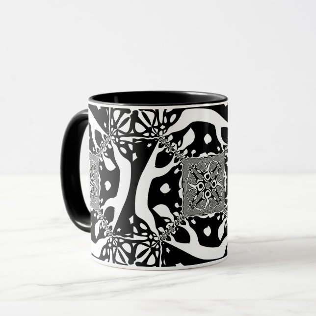 Mug Illusion d'optique 6 Design Abstrait (Devant gauche)