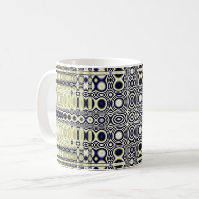 Mug Illusion optique fractale (Devant gauche)