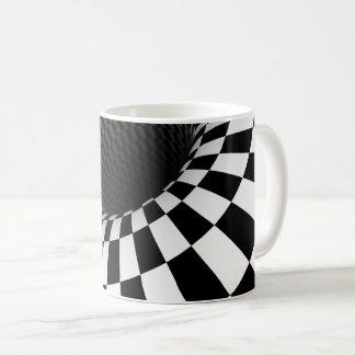 Mug Illusion optique VORTEX À DAMIERS LARGE