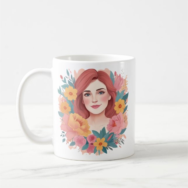 Mug Illustrateur de la Fête des mères (Gauche)