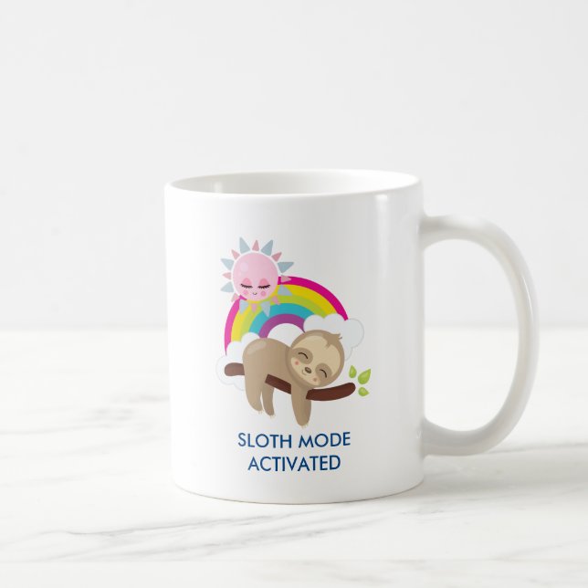 Mug Illustration amusante activée en mode fentes (Droite)