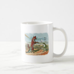 Mug Illustration ancienne de la pêche à la grenouille 