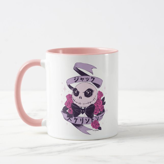 Mug Illustration Anime Jack Skellington & Rose (Gauche)