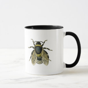 Mug Illustration antique d'abeille