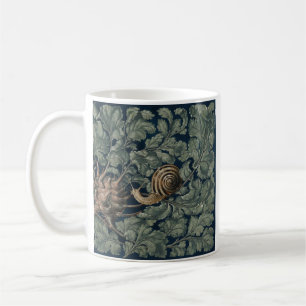 Mug Illustration Art Nouveau Vintage Escargot Botaniqu