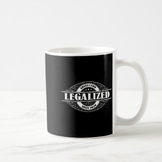 Mug Illustration Cadeau Carte Verte Légalisation