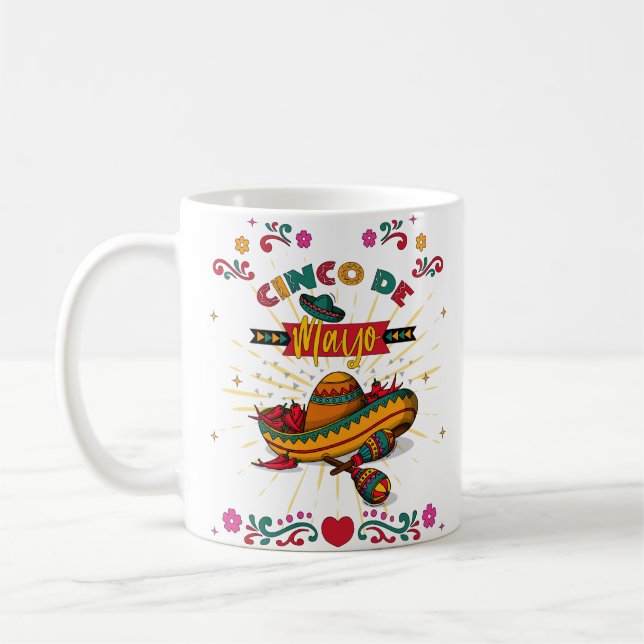 Mug Illustration Cinco De Mayo, 2/2 (Gauche)