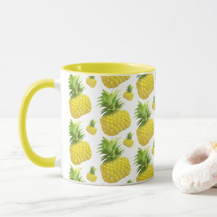 Mug Illustration d'ananas