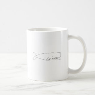 Mug Illustration de cachalot (schéma)